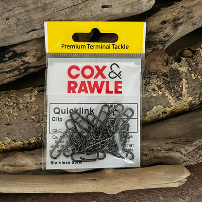 Cox & Rawle QuickLink Clips for fast, reliable, secure links to Lures, Leads and Terminal Tackle SPRITE Fishing
