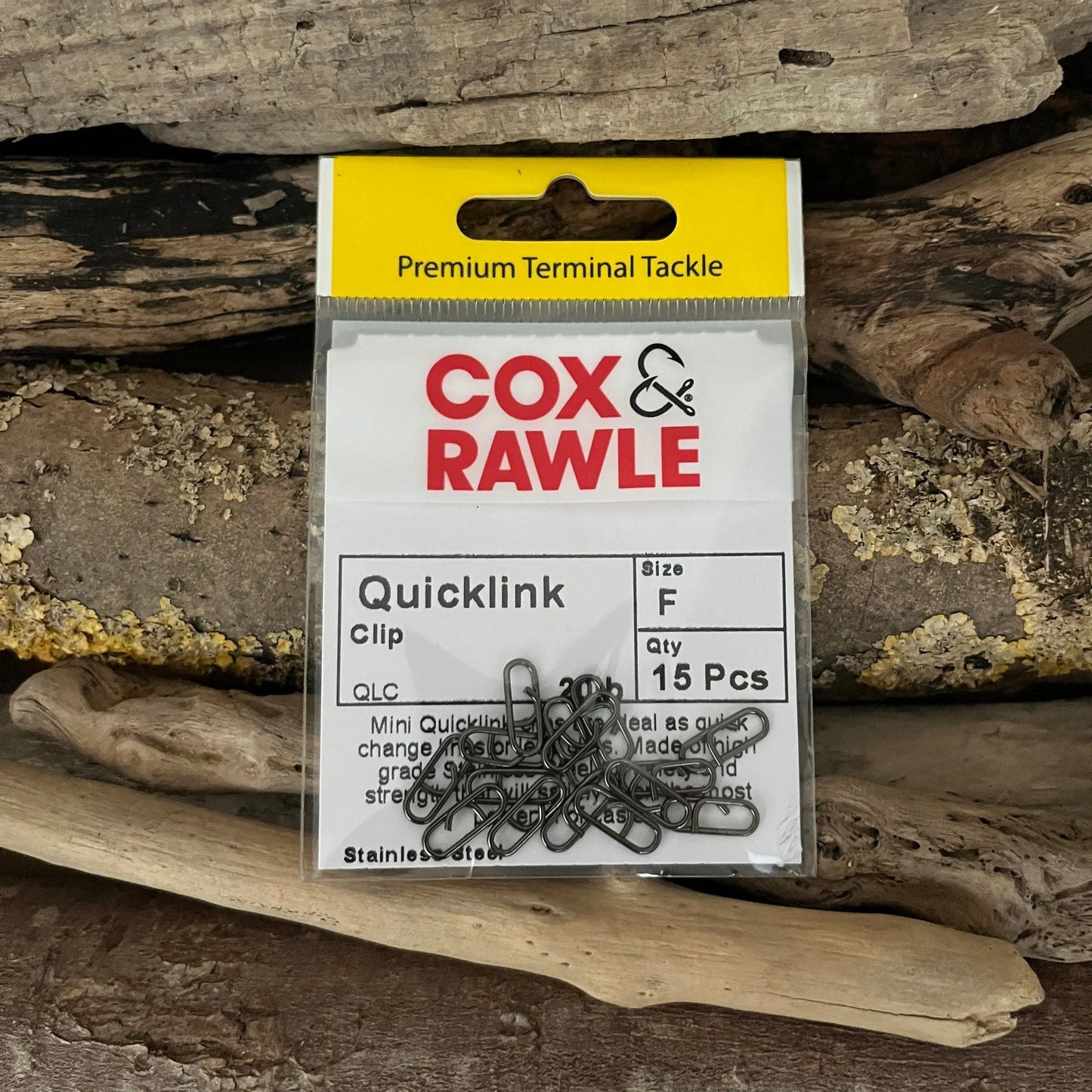 Cox & Rawle QuickLink Clips for fast, reliable, secure links to Lures, Leads and Terminal Tackle SPRITE Fishing