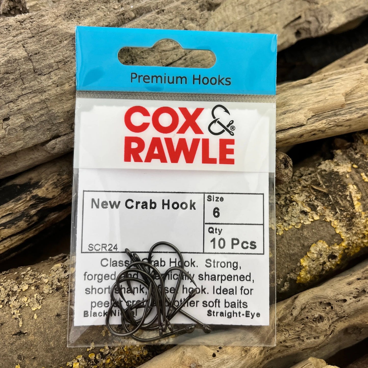 Cox & Rawle SCR24 Crab Hook for Smoothhounds, Tope, Bass, Cod, Pollack and even Mackerel SPRITE Fishing