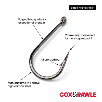 Cox & Rawle SCR25 Meat Hooks for Conger, Skate and Rays, Shark, Tope and Smoothhound SPRITE Fishing