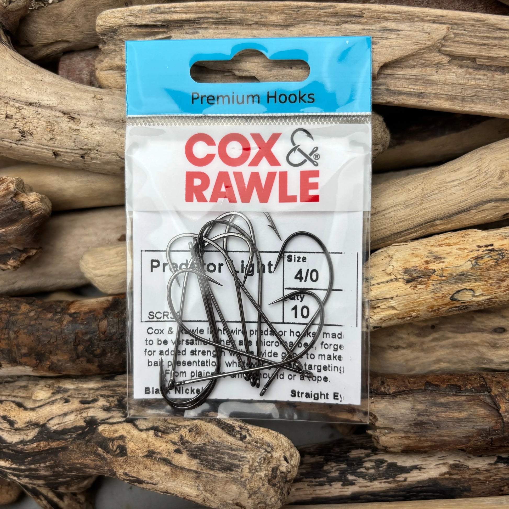 Cox & Rawle SCR39 Predator Light Hook #4/0 -  SPRITE Fishing