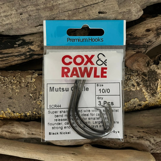Cox & Rawle Mutsu Circle Hook for Dongle Rigs and Bass, Pollack, Cod, Smoothhound and Tope SPRITE Fishing