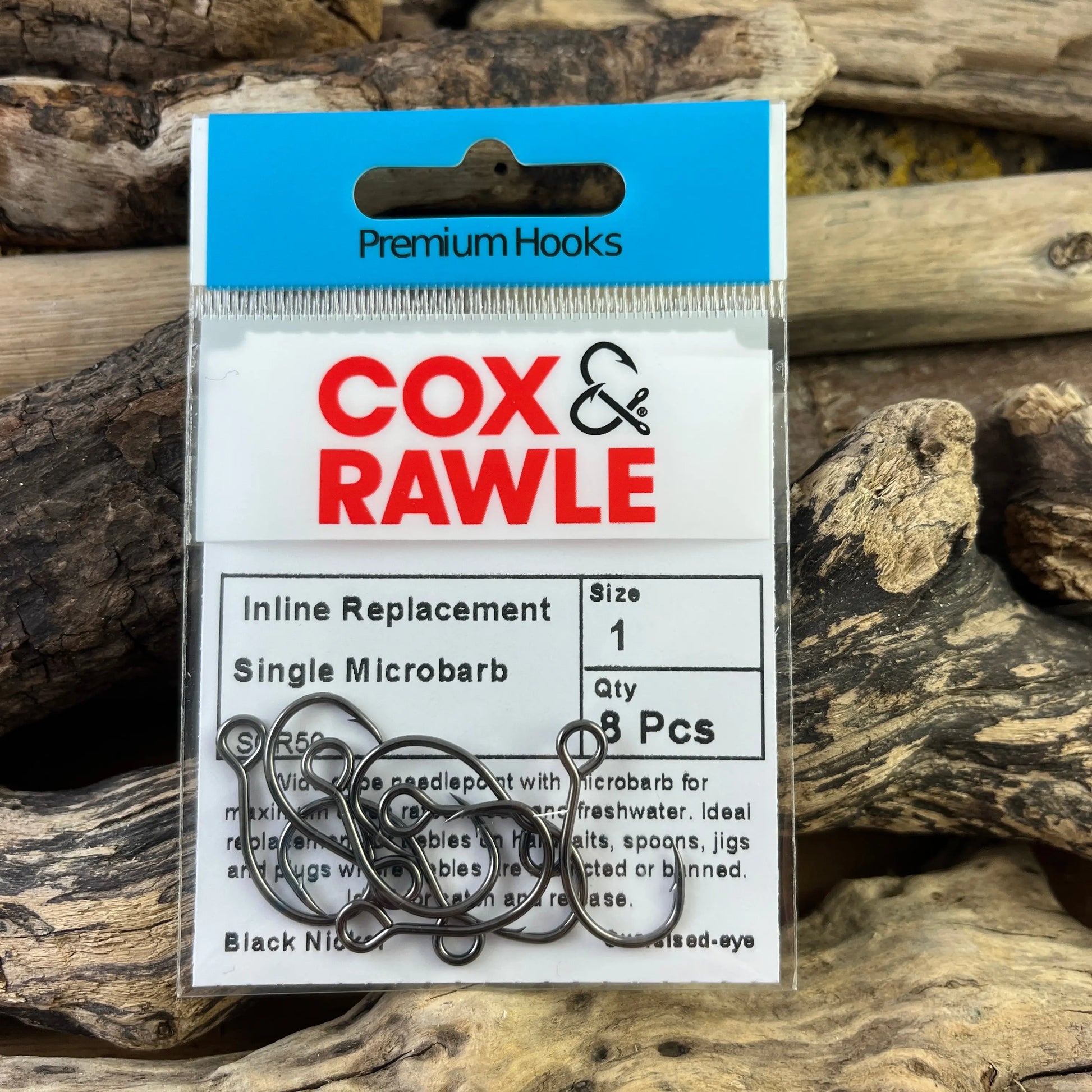 Cox & Rawle SCR50 Lure Replacement Single Hook for all Lures and Hardbaits when replacing trebles SPRITE Fishing
