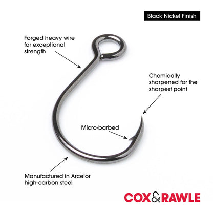Cox & Rawle Barbless Lure Replacement Single Hook SPRITE Fishing