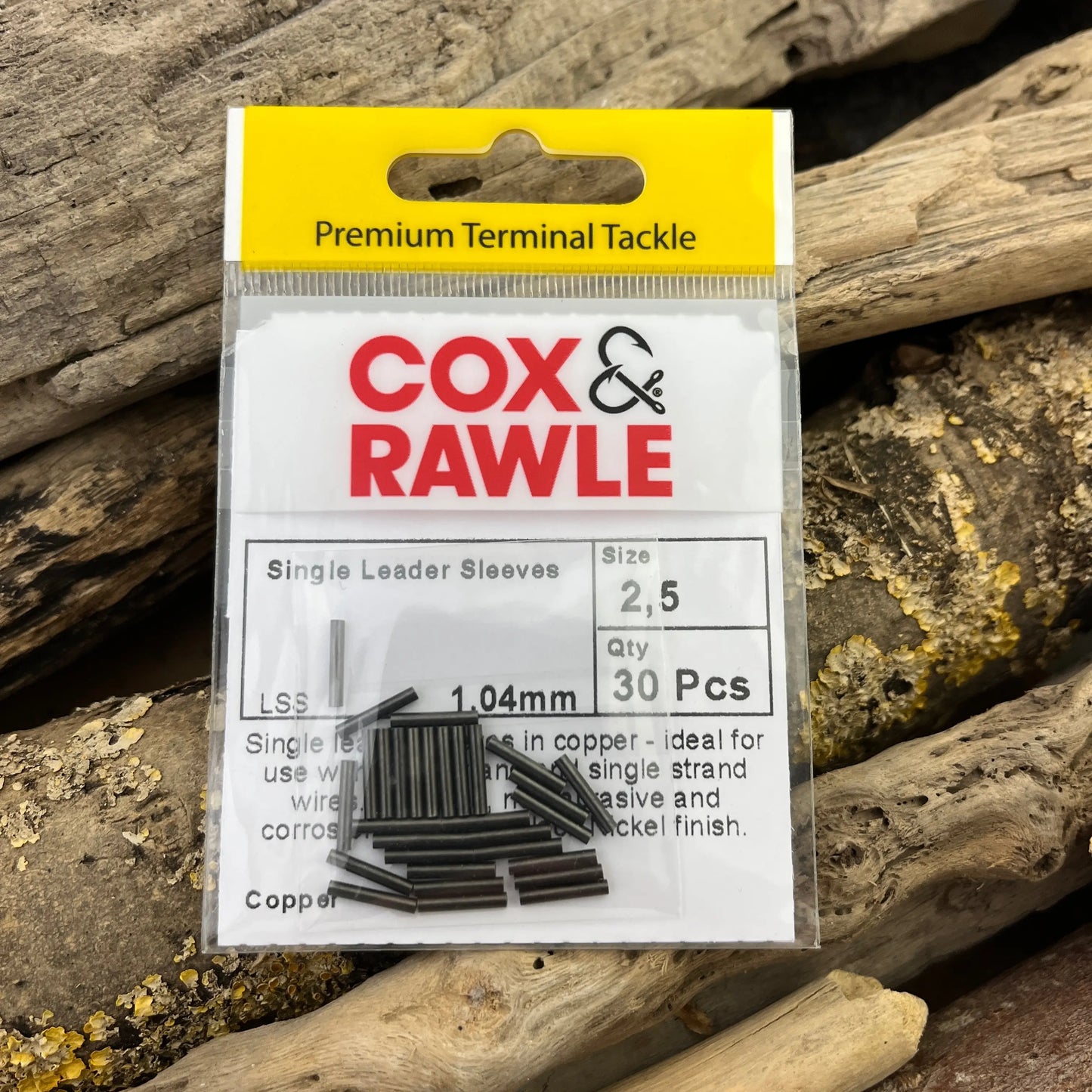 Cox & Rawle Single Copper Leader Sleeves SPRITE Fishing