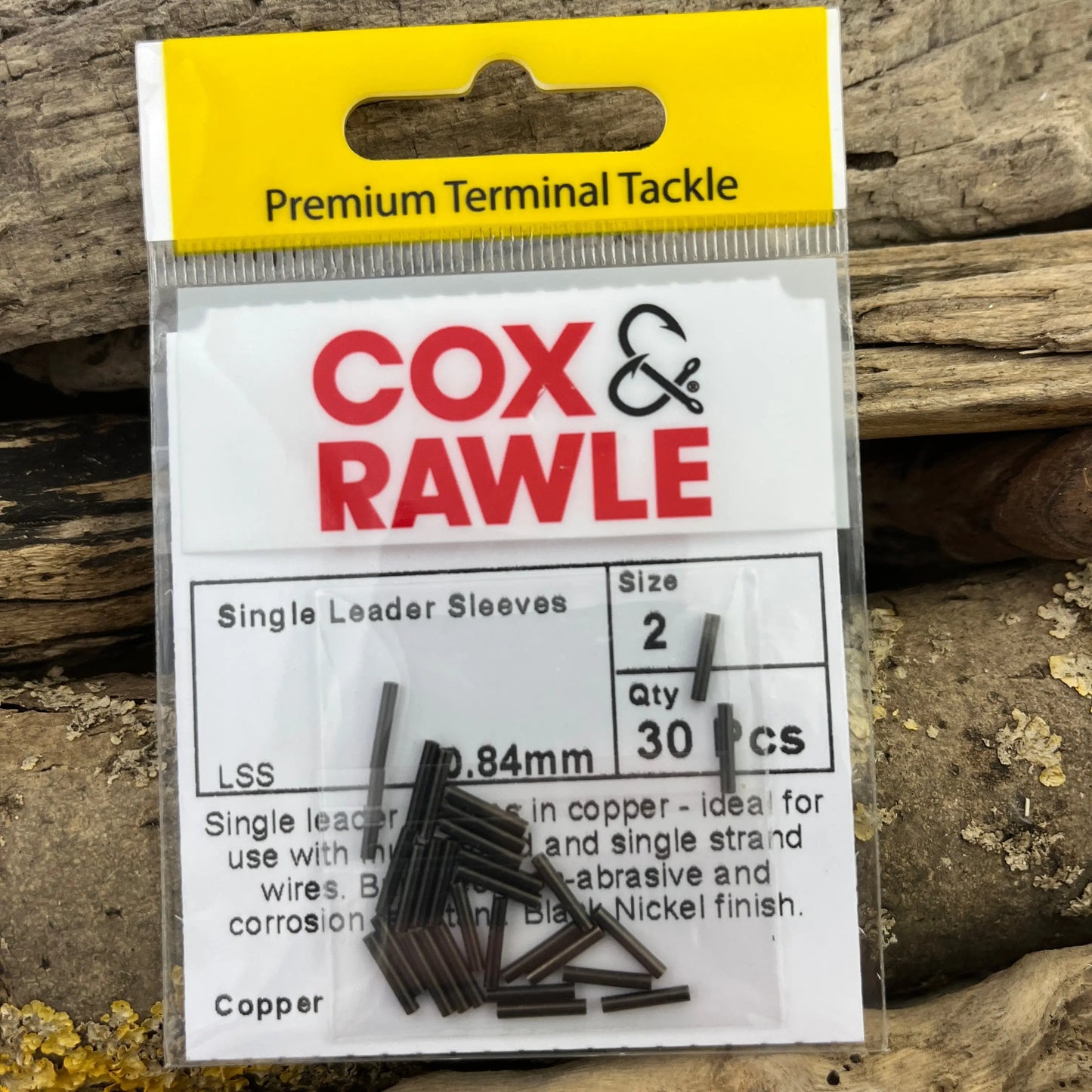 Cox & Rawle Single Copper Leader Sleeves SPRITE Fishing