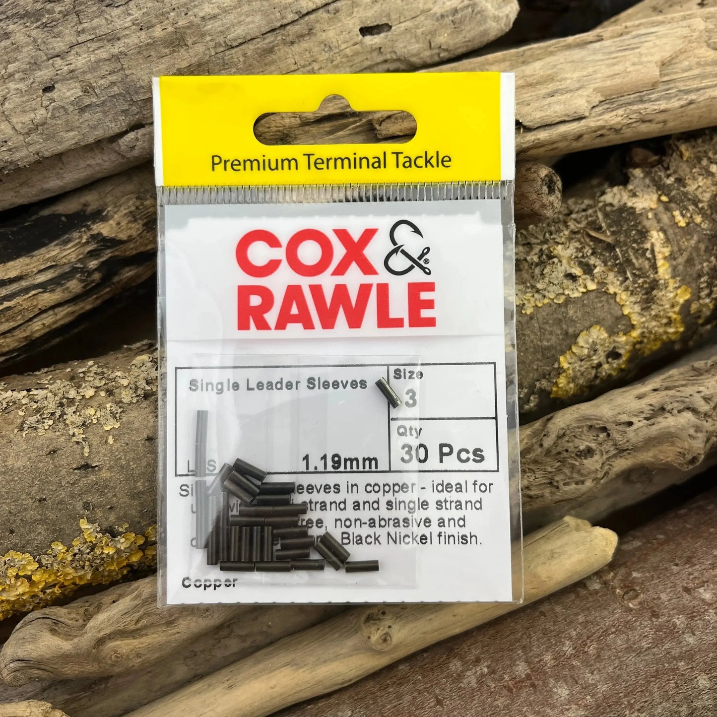 Cox & Rawle Single Copper Leader Sleeves SPRITE Fishing