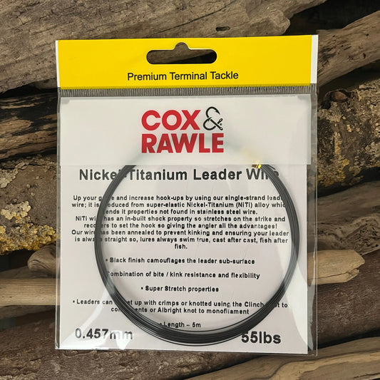 Cox & Rawle Single Strand Titanium Leader Wire SPRITE Fishing
