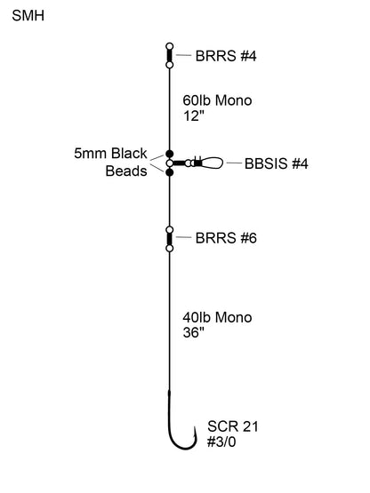 Cox & Rawle Smoothhound Rig (Fixed Ledger Rig) SPRITE Fishing