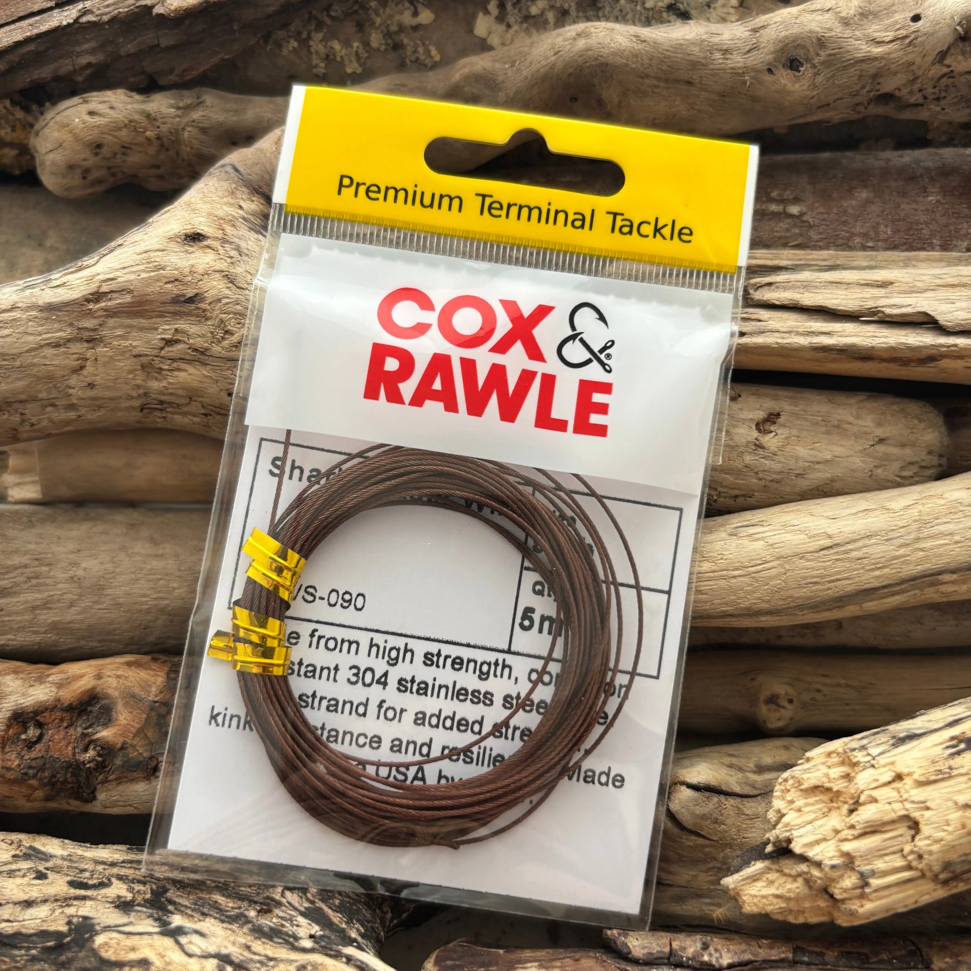 Cox-&-Rawle-Stainless-Shark-Leader-Wire-90lb-SPRITE-Fishing