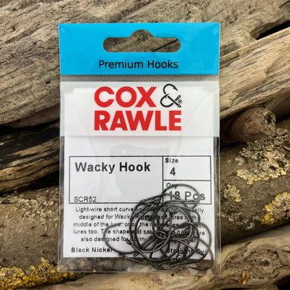 Cox & Rawle Wide Gape Wacky Hooks SPRITE Fishing