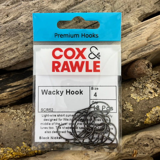 Cox & Rawle Wide Gape Wacky Hooks SPRITE Fishing