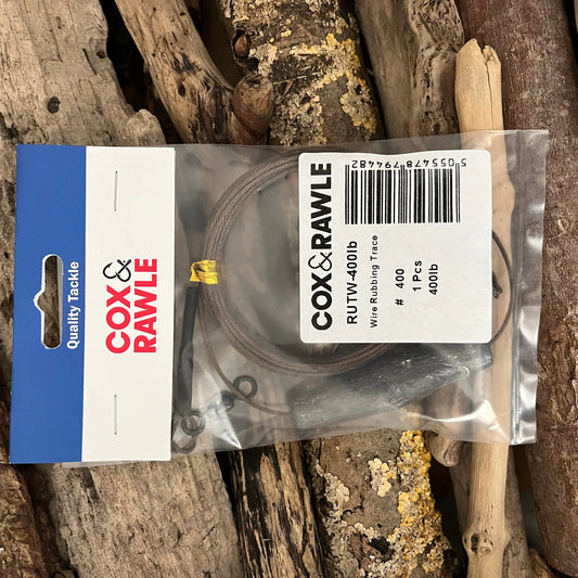 Cox & Rawle Wire Shark Rubbing Trace 400lb SPRITE Fishing