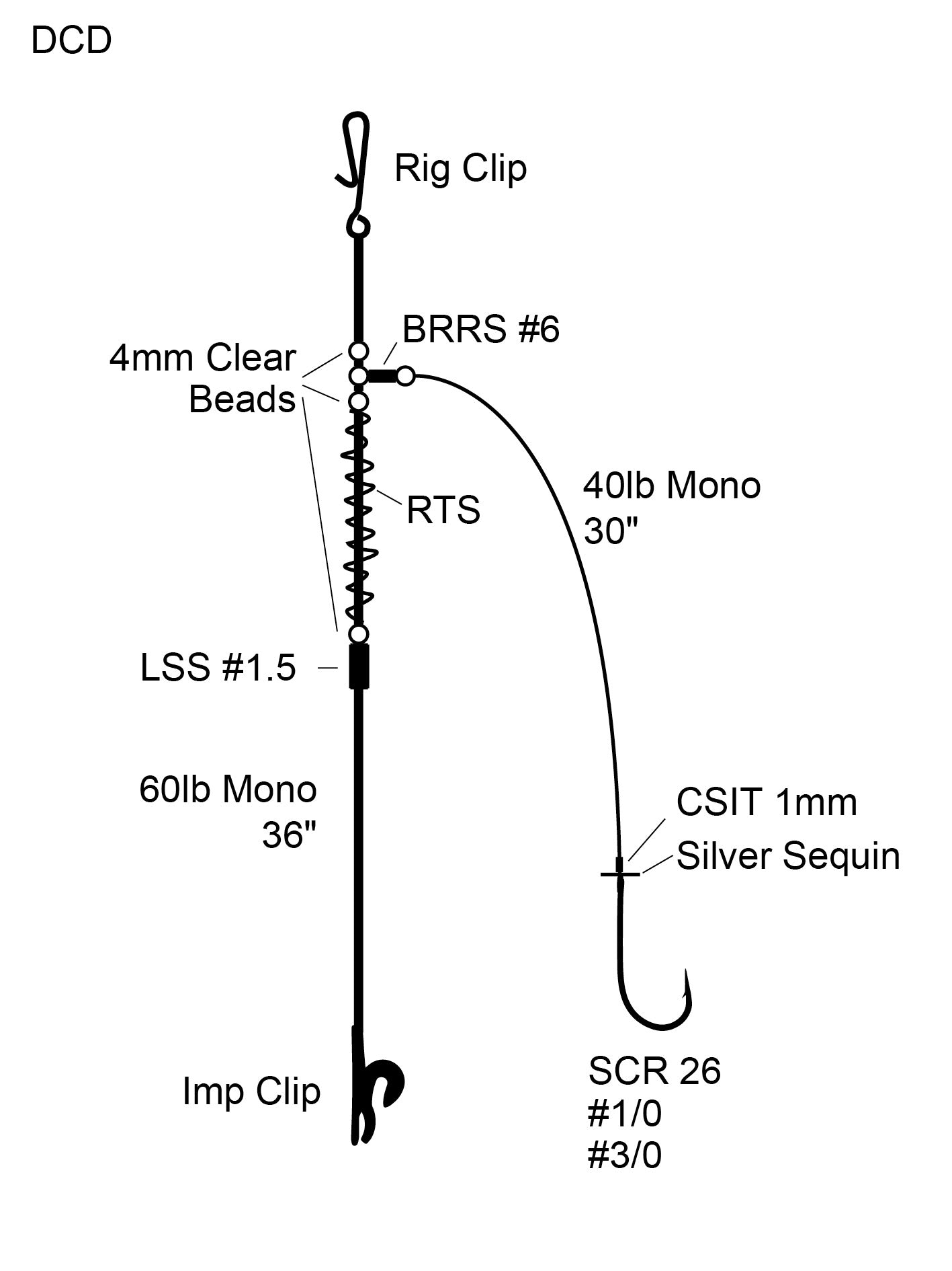 Cox & Rawle All Round Beach Rig (Distance Clip-Down Rig)