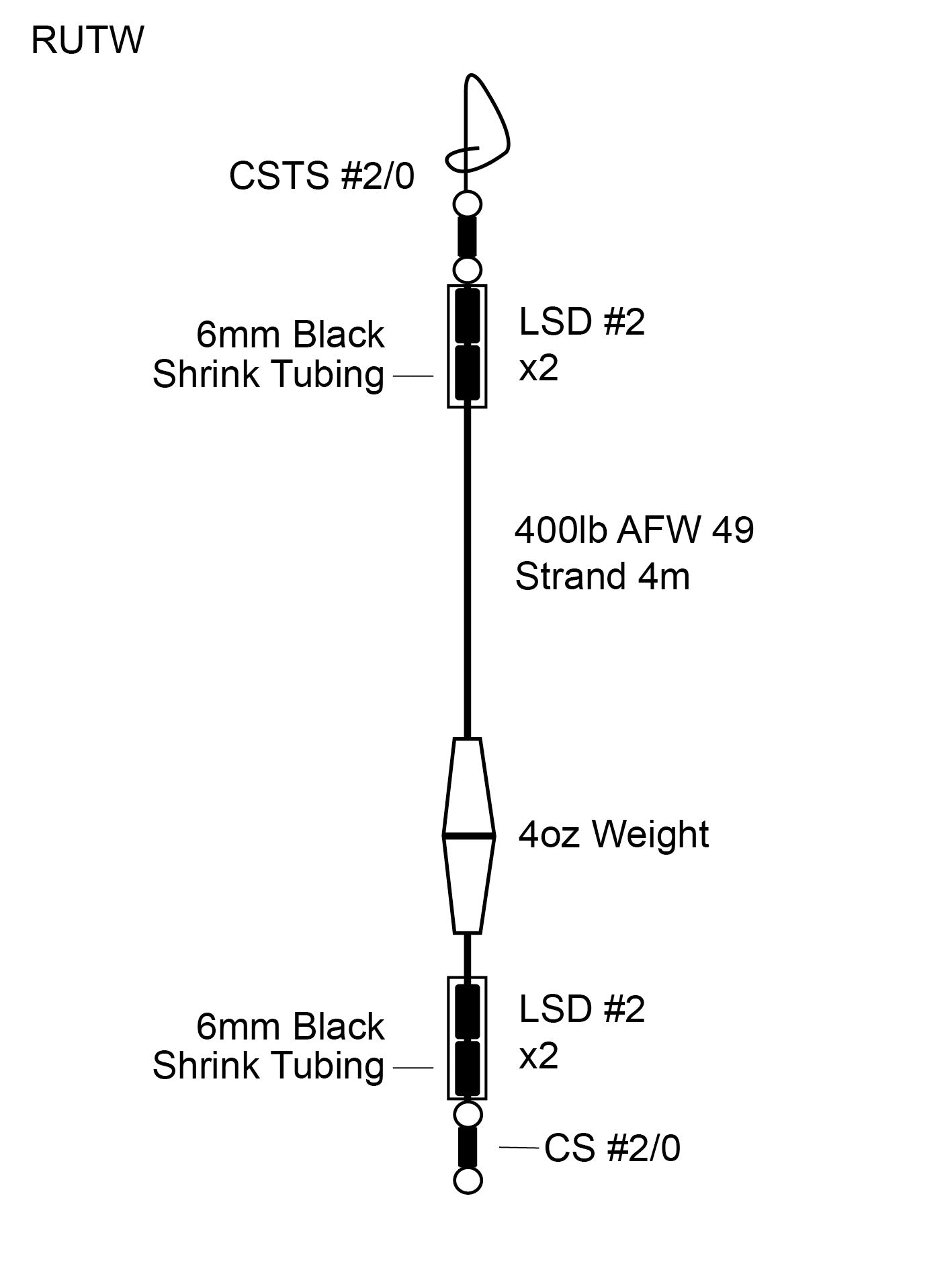 Cox & Rawle Wire Rubbing Trace 400lb