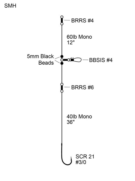 Cox & Rawle Smoothhound Rig (Fixed Ledger Rig)