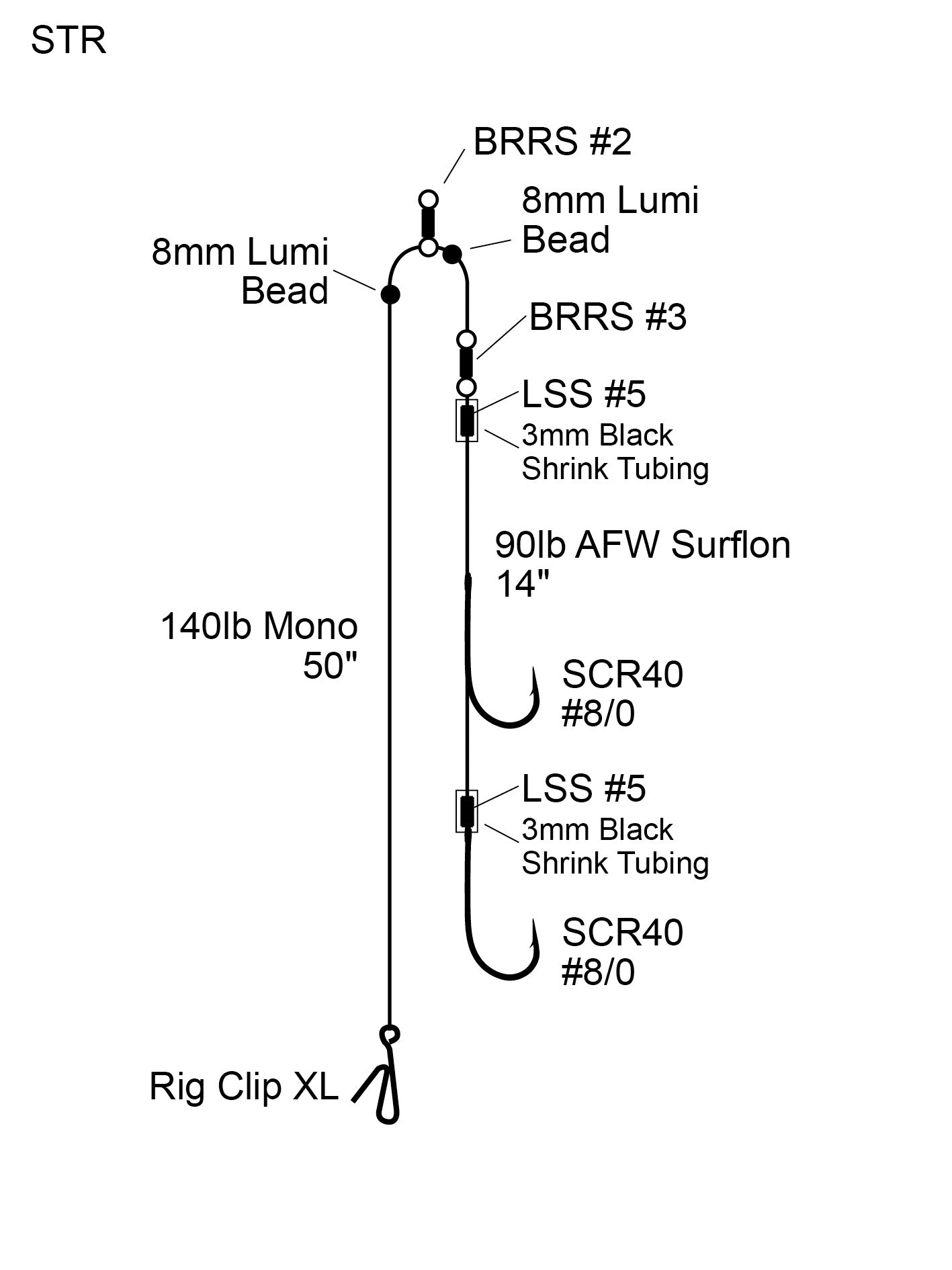 Cox & Rawle Shore Tope Rig