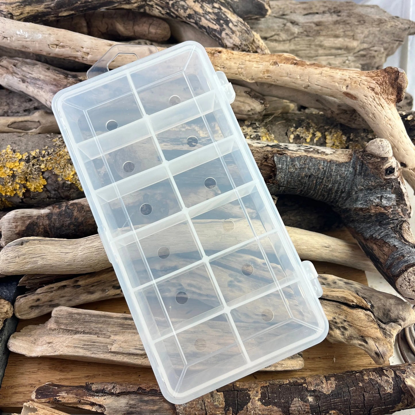 Empty 12-Compartment Dubbing Box SPRITE Fishing