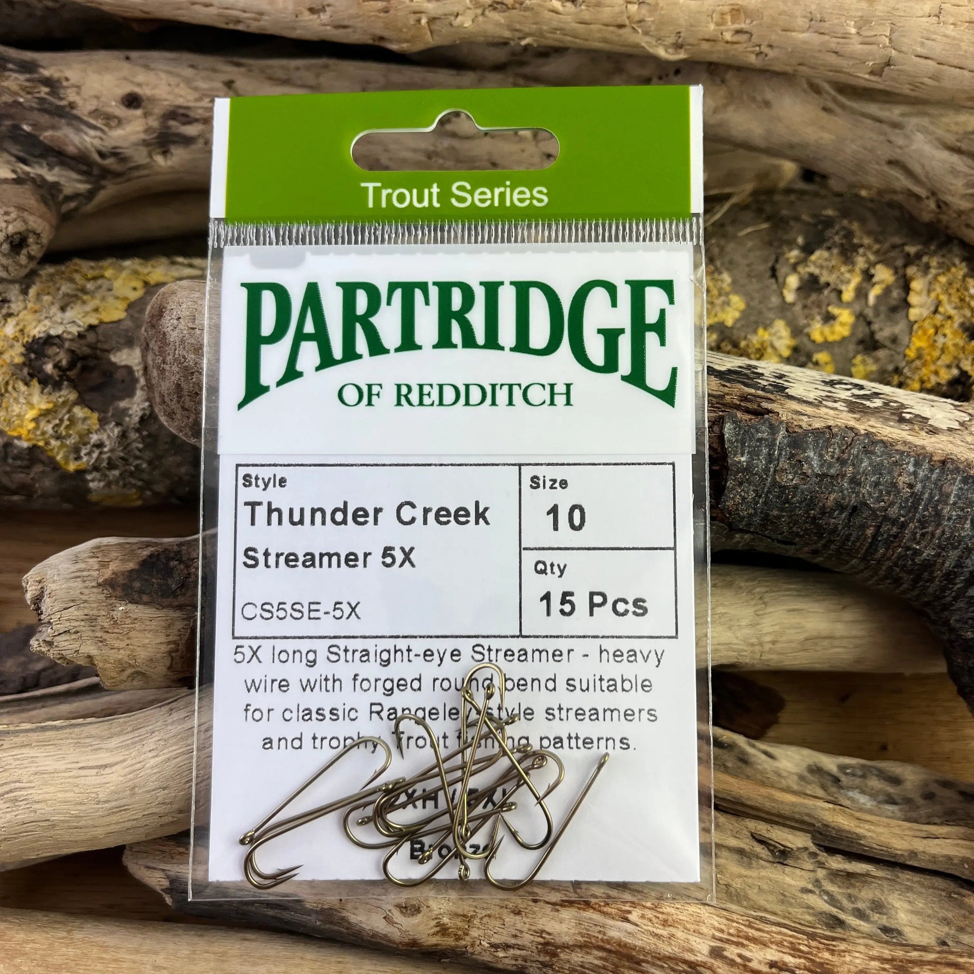 Partridge Trout CS5SE-5X Straight-Eye Streamer 5X SPRITE Fishing