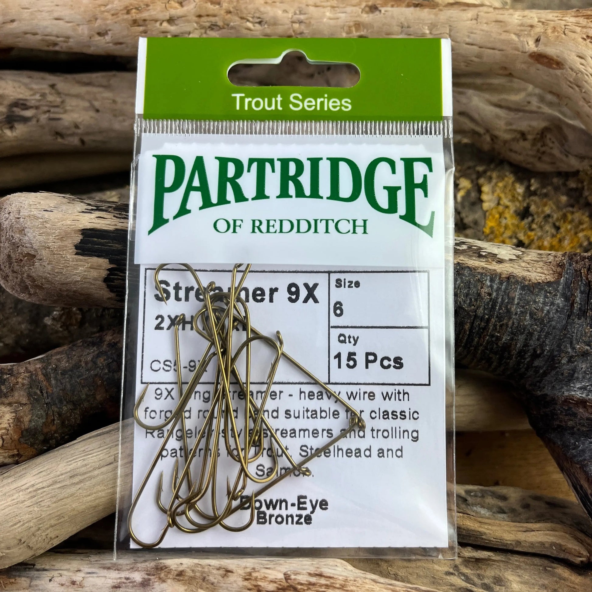 Partridge CS5-9X Heritage-Streamer Hook SPRITE Fishing