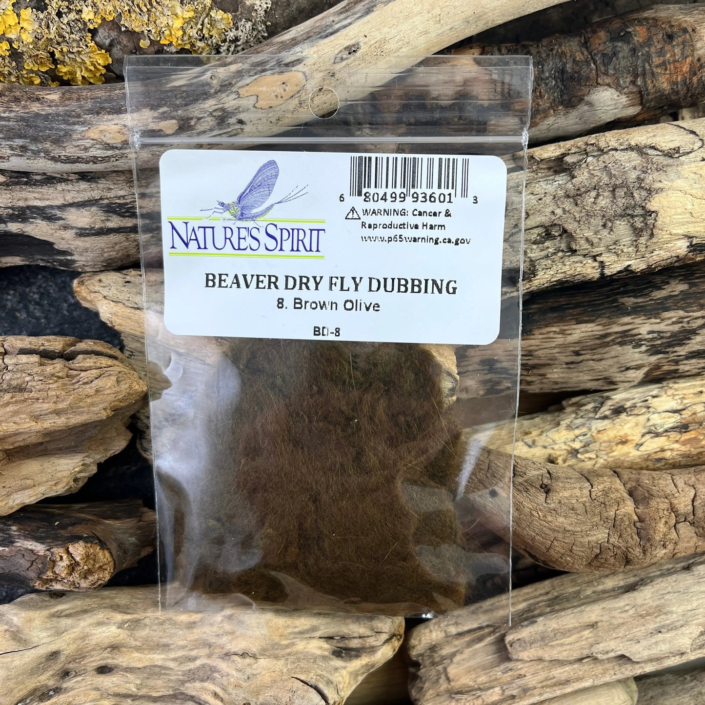 Nature's Spirit Beaver Dry Fly Dubbing SPRITE Fishing