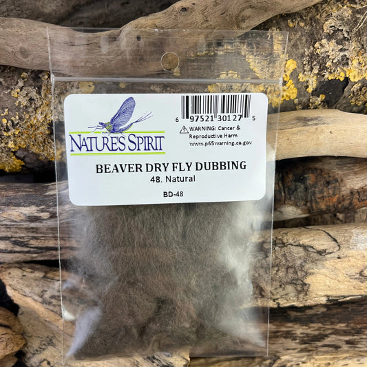 Nature's Spirit Beaver Dry Fly Dubbing SPRITE Fishing