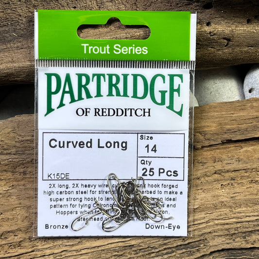 Partridge Trout K15DE Curved Long Hook