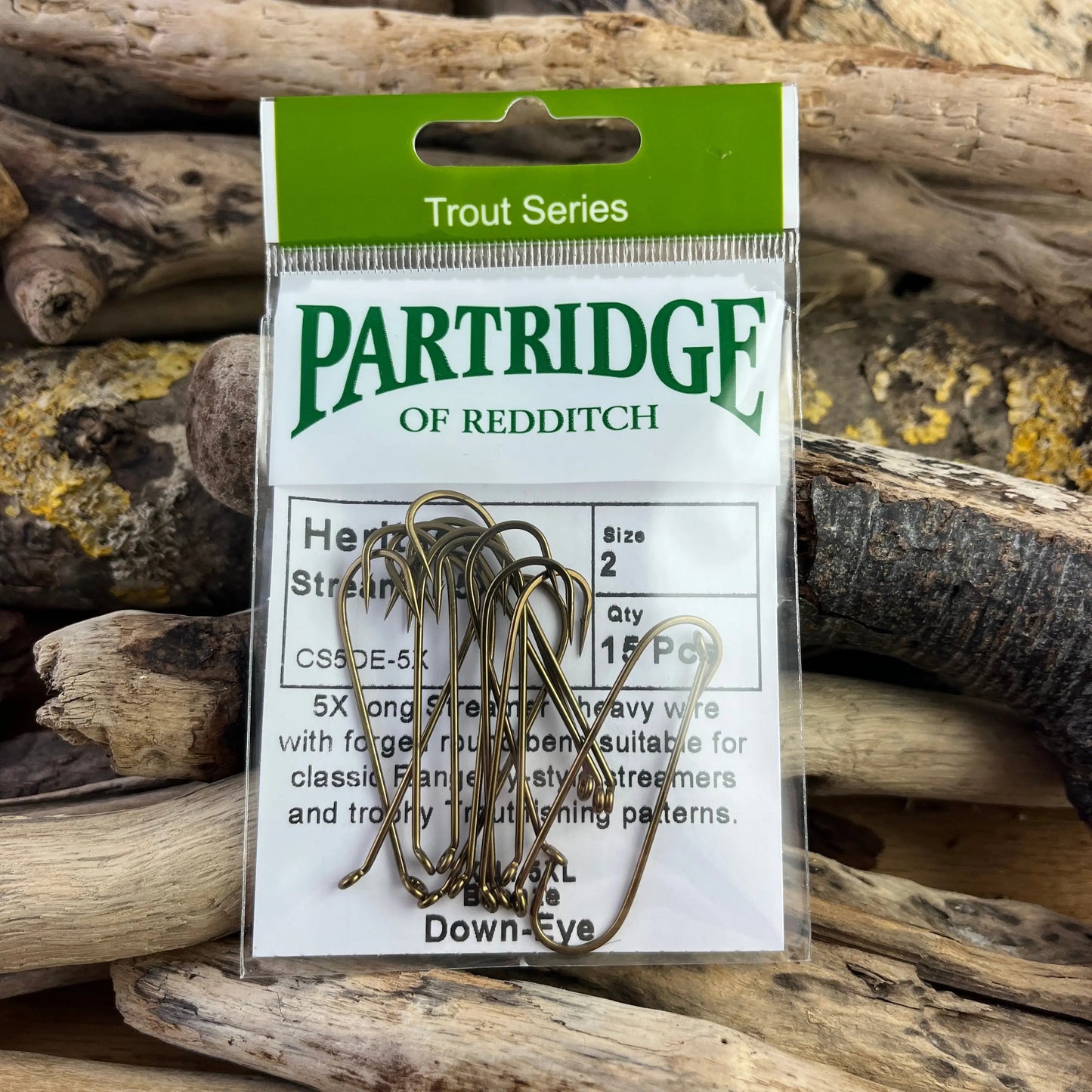Partridge Trout CS5DE-5X Down-Eye Streamer SPRITE Fishing