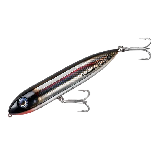 Heddon One Knocker Spook Black Shiner - SPRITE Fishing