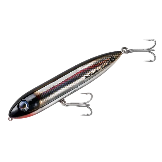 Heddon One Knocker Spook Black Shiner - SPRITE Fishing
