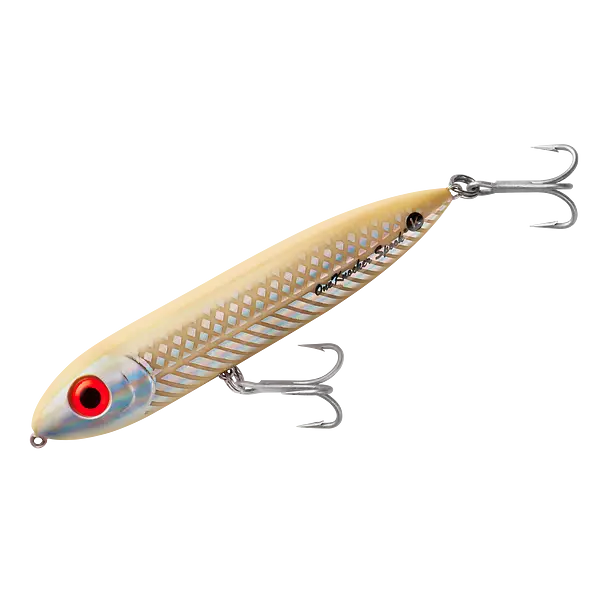 Heddon One Knocker Spook Bone silver - SPRITE Fishing