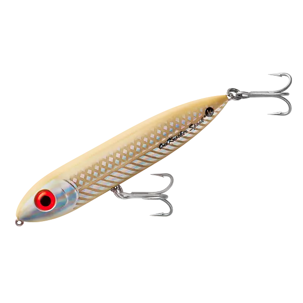 Heddon One Knocker Spook Bone silver - SPRITE Fishing