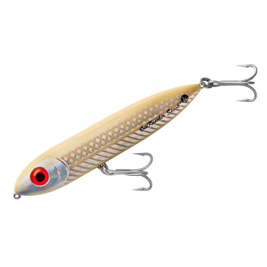 Heddon One Knocker Spook Bone silver - SPRITE Fishing