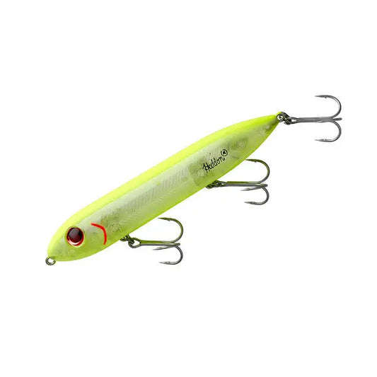 Heddon Super Spook Chartreuse Silver - SPRITE Fishing