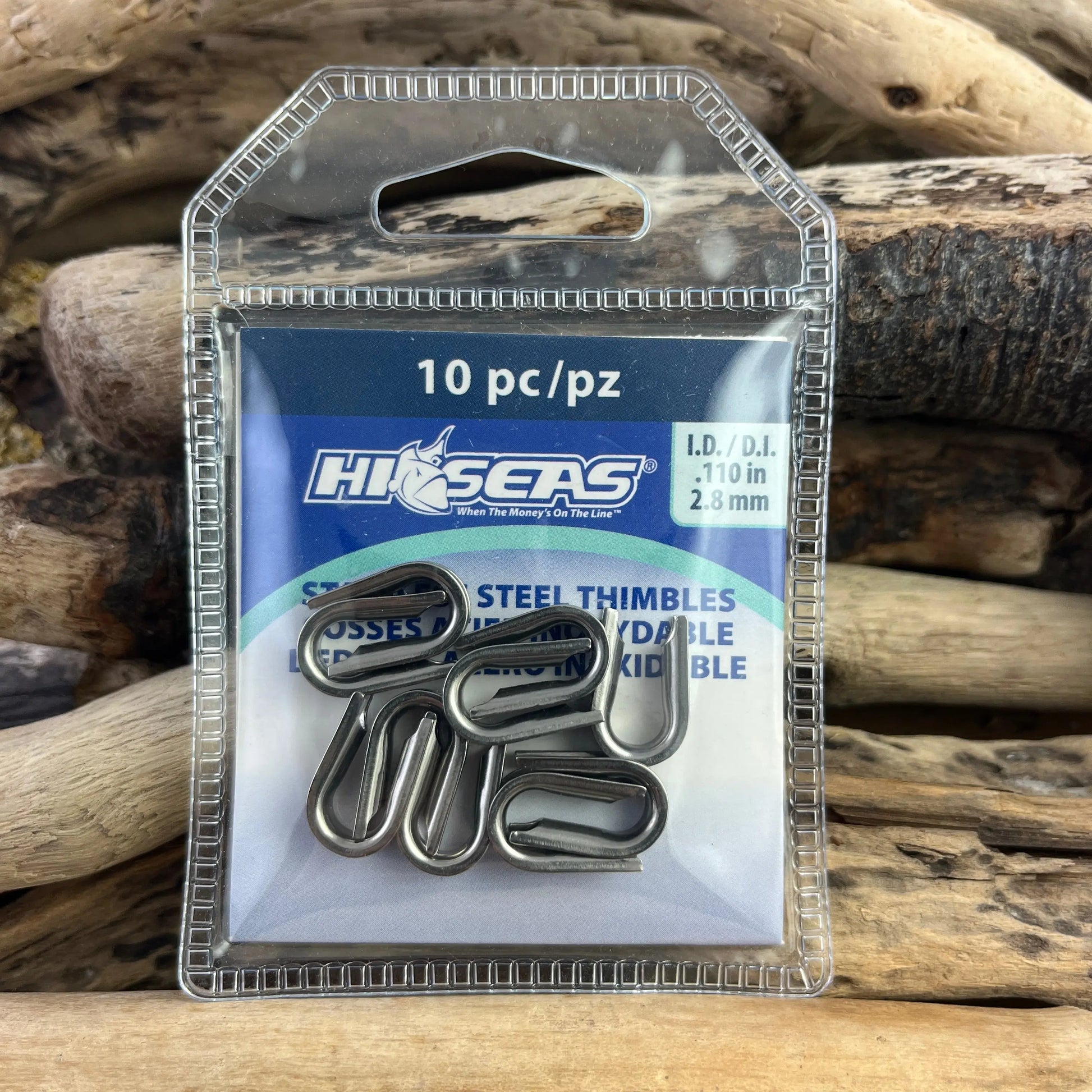 Hi-Seas Stainless Steel Thimbles SPRITE Fishing