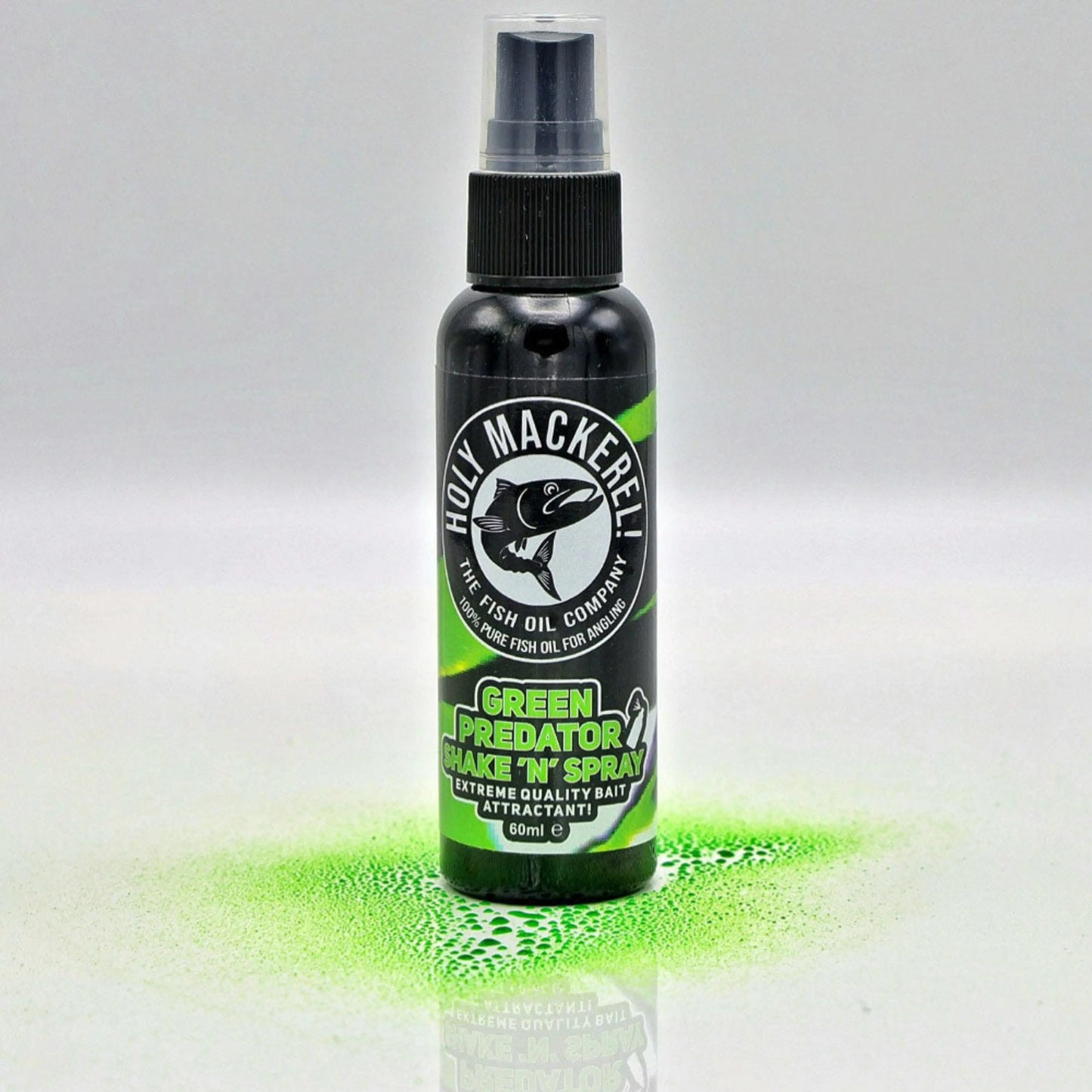 Holy Mackerel Green Predator Shake 'n Spray SPRITE Fishing