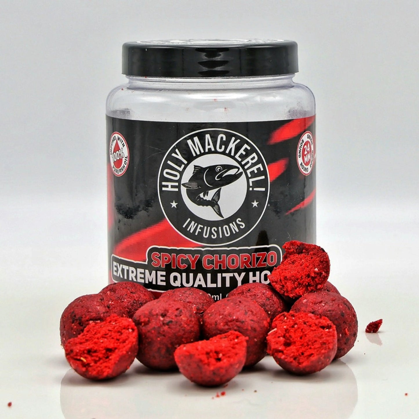 Holy Mackerel Infusions Spicy Chorizo 24mm Bait SPRITE Fishing