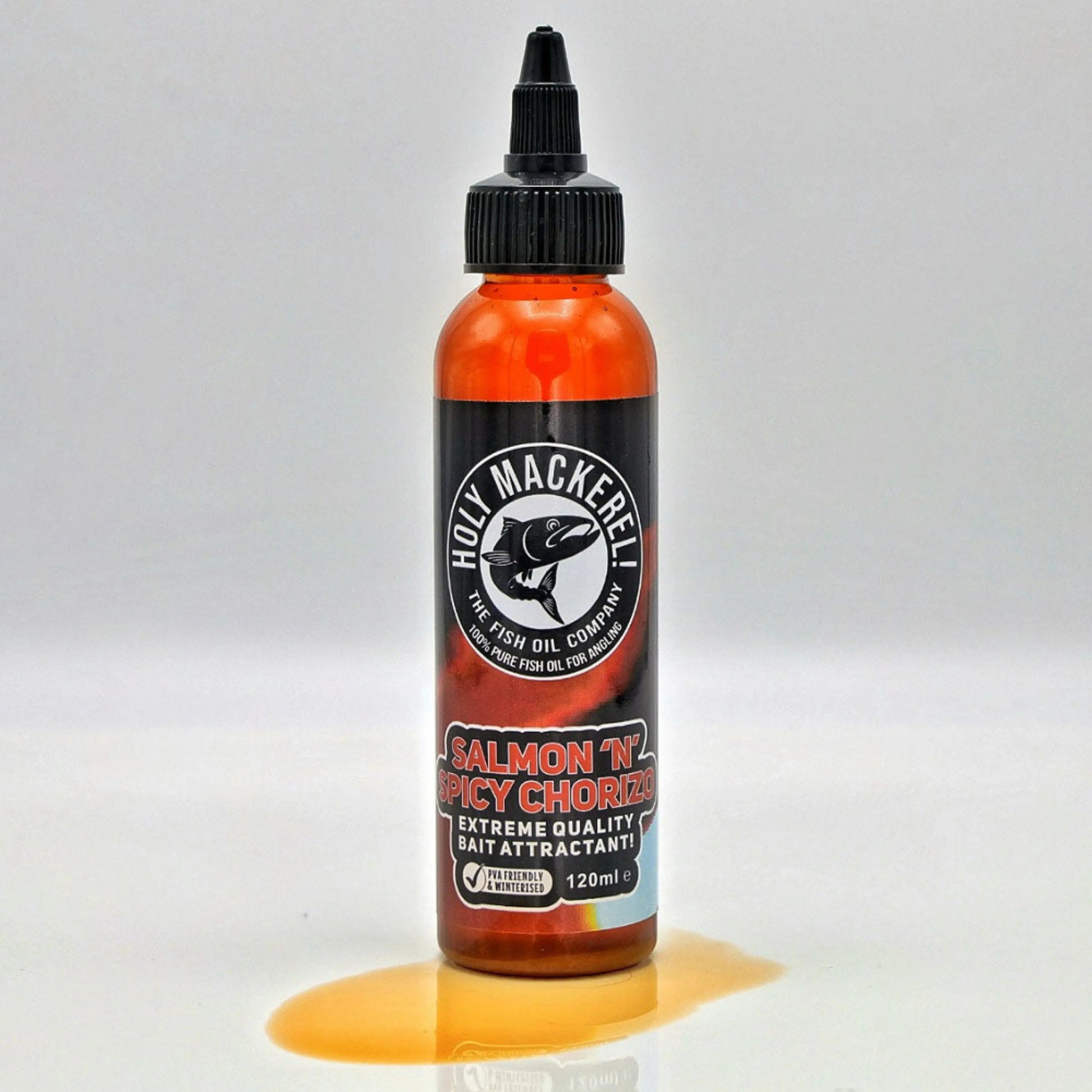 Holy Mackerel Salmon 'n Spicy Chorizo Fish Oil SPRITE Fishing