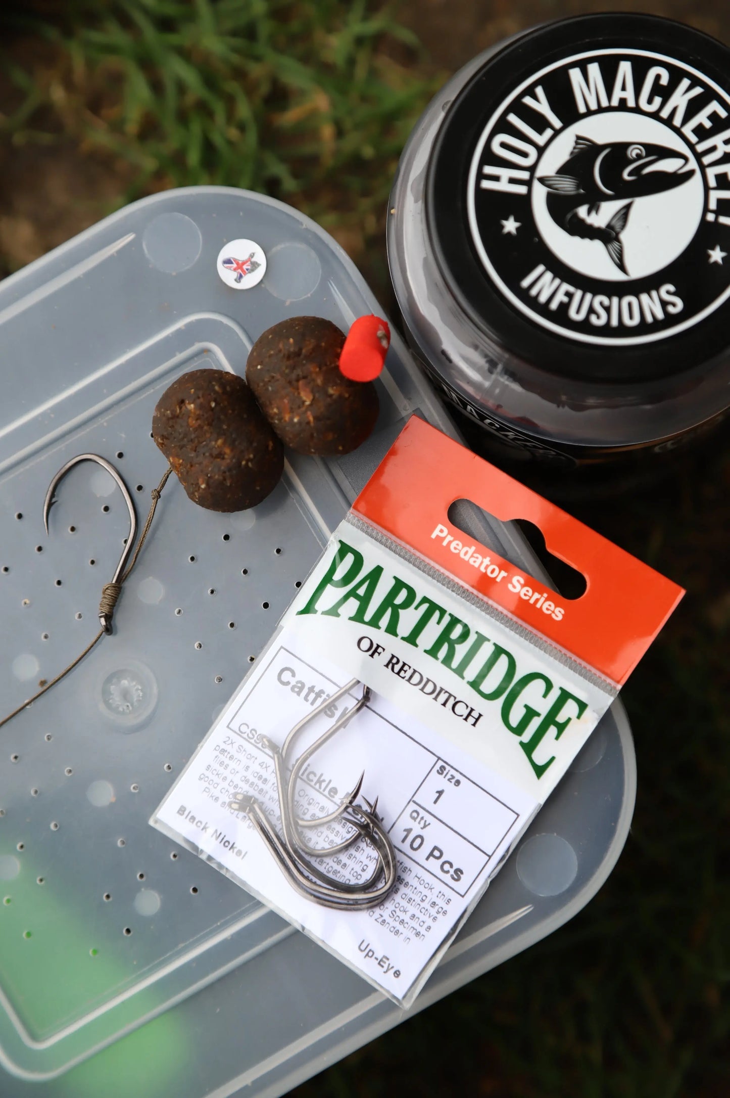 Holy Mackerel Stinky Krill Hook Baits - 28mm Catfish Hook Baits SPRITE Fishing