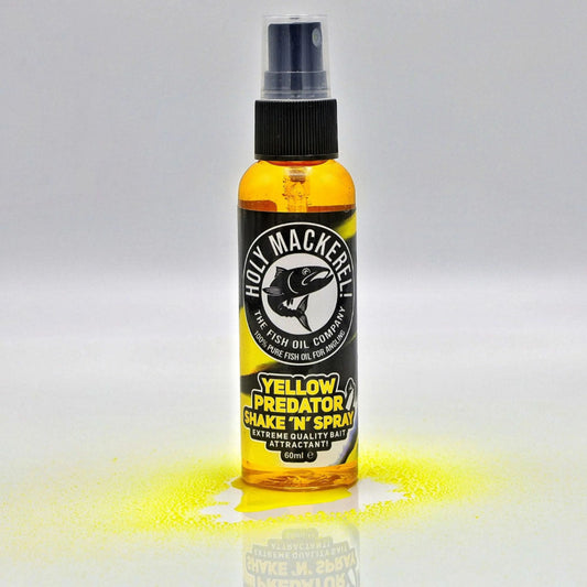 Holy Mackerel Yellow Predator Shake 'n Spray SPRITE Fishing