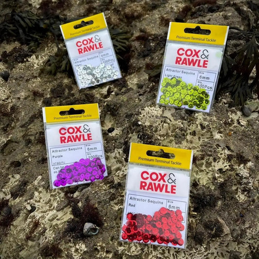 Cox & Rawle ATSQ Attractor Sequins 6mm SPRITE Fishing