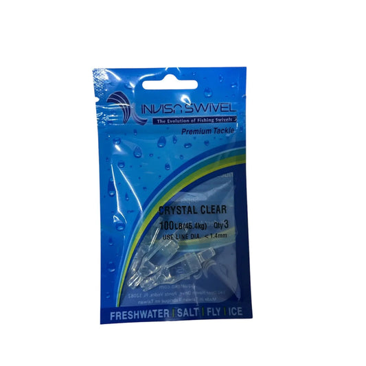 InvisaSwivel Fluorocarbon Swivel - Clear SPRITE Fishing