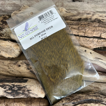 Nature's Spirit All Purpose Deer Hair 04 Olive Sprite Fishing