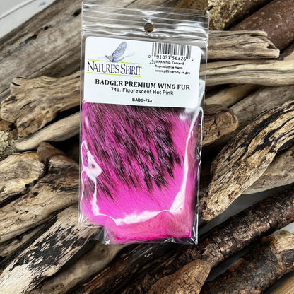 Nature's-Spirit-Badger-Premium-Wing-Fur-74A-Fluorescent-Hot-Pink-Sprite-Fishing