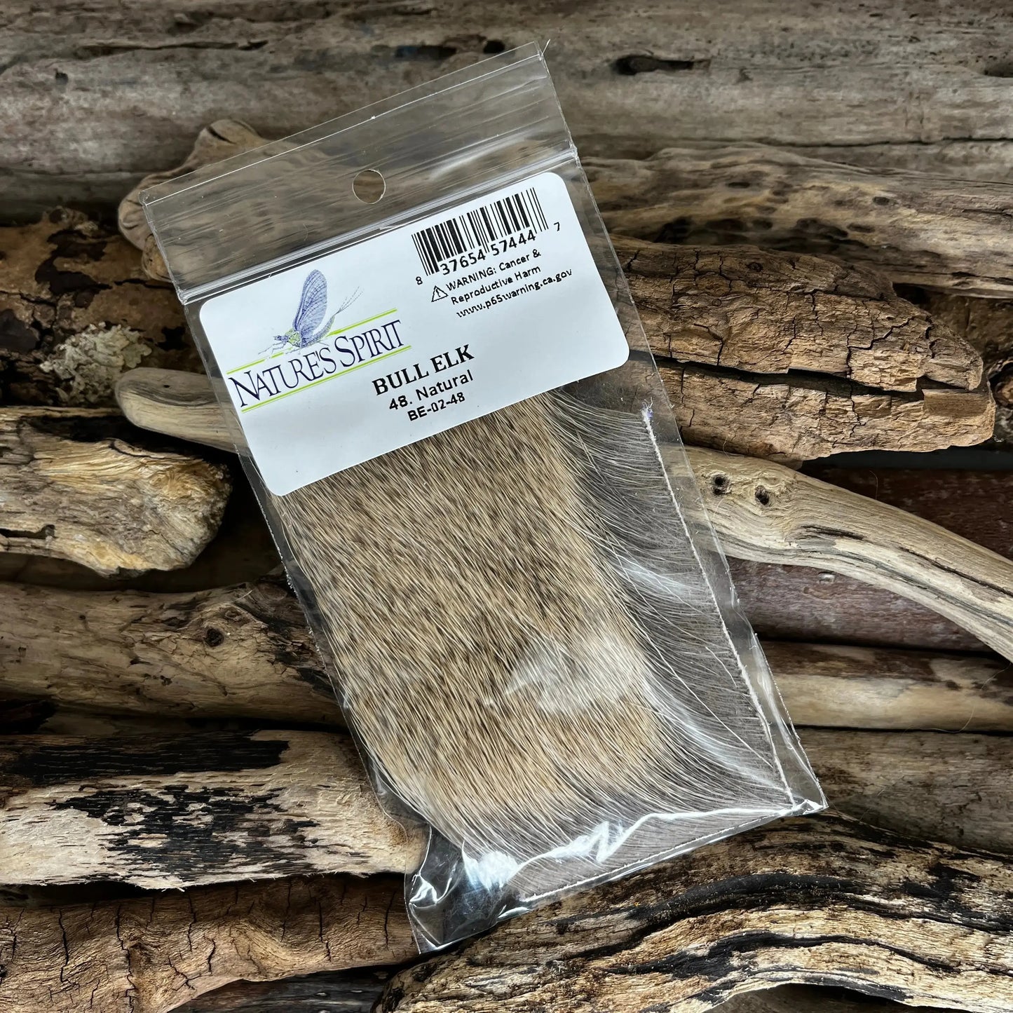 Nature's Spirit Bull Elk Hair 48 Natural Sprite Fishing