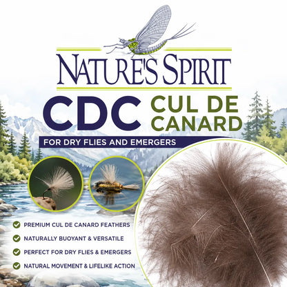 Nature's Spirit CDC Cul De Canard for Dry Flies and Emergers