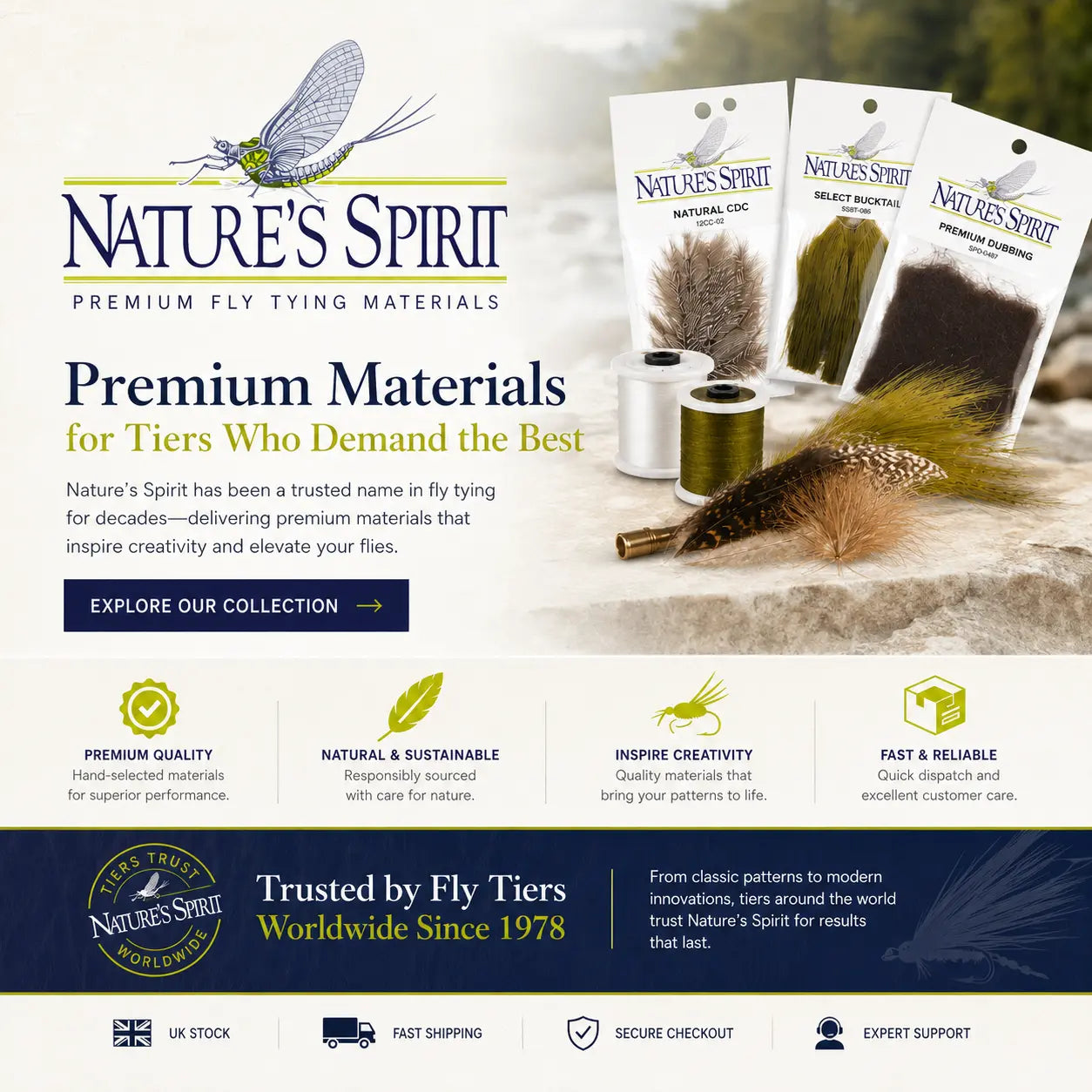 Nature's Spirit Dubbing Fur Pieces for the ultimate home-made dubbing