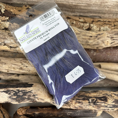 Nature's Spirit Coyote Premium Wing Fur Purple - Sprite Fishing