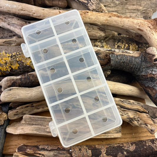 Empty 12-Compartment Dubbing Box SPRITE Fishing