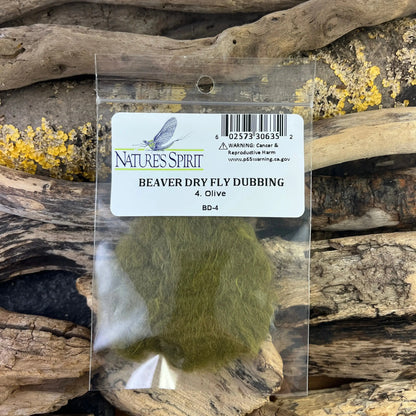 Nature's Spirit Beaver Dry Fly Dubbing SPRITE Fishing